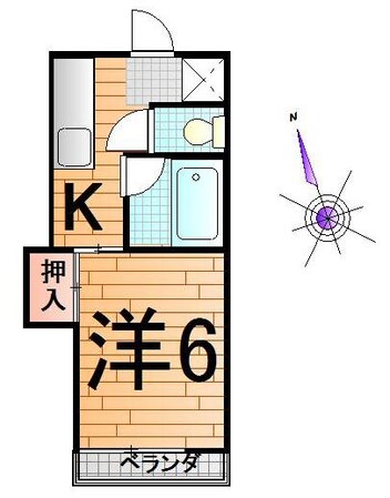 第三山口ハイツの物件間取画像